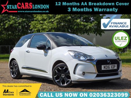 DS AUTOMOBILES DS 3 1.2 PureTech Elegance EAT6 Euro 6 (s/s) 3dr