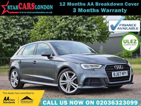 AUDI A3 1.5 TFSI CoD S line Sportback S Tronic Euro 6 (s/s) 5dr