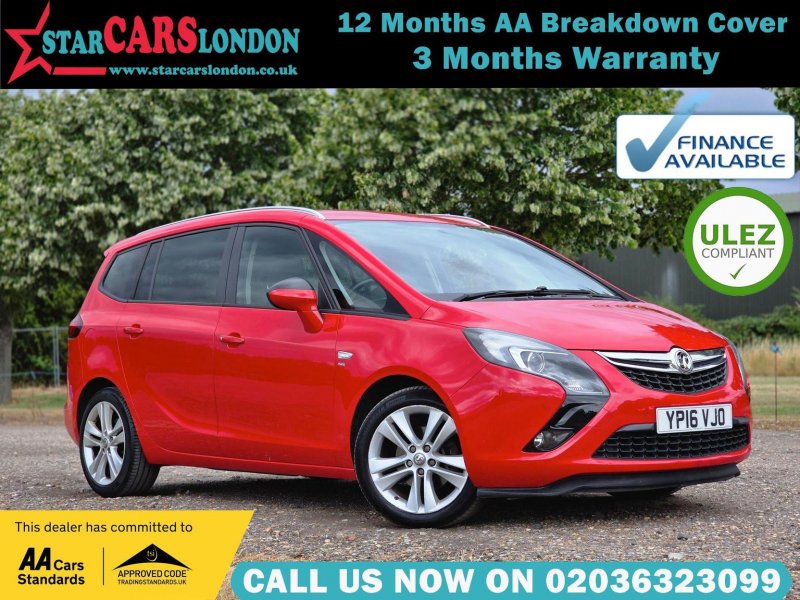 VAUXHALL ZAFIRA TOURER 1.4i Turbo SRi Auto Euro 6 5dr