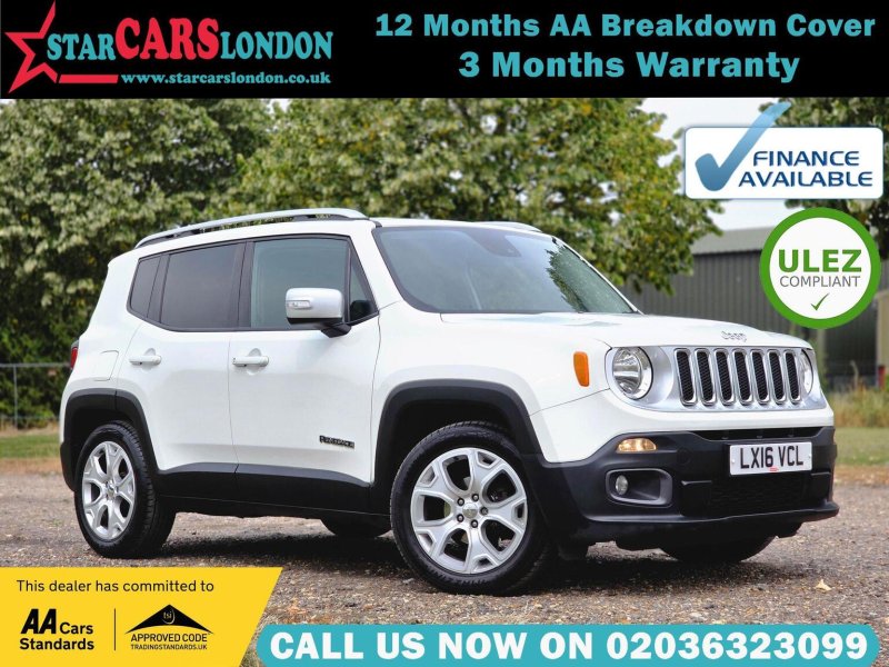 JEEP RENEGADE 1.4T MultiAirII Limited DDCT Euro 6 (s/s) 5dr