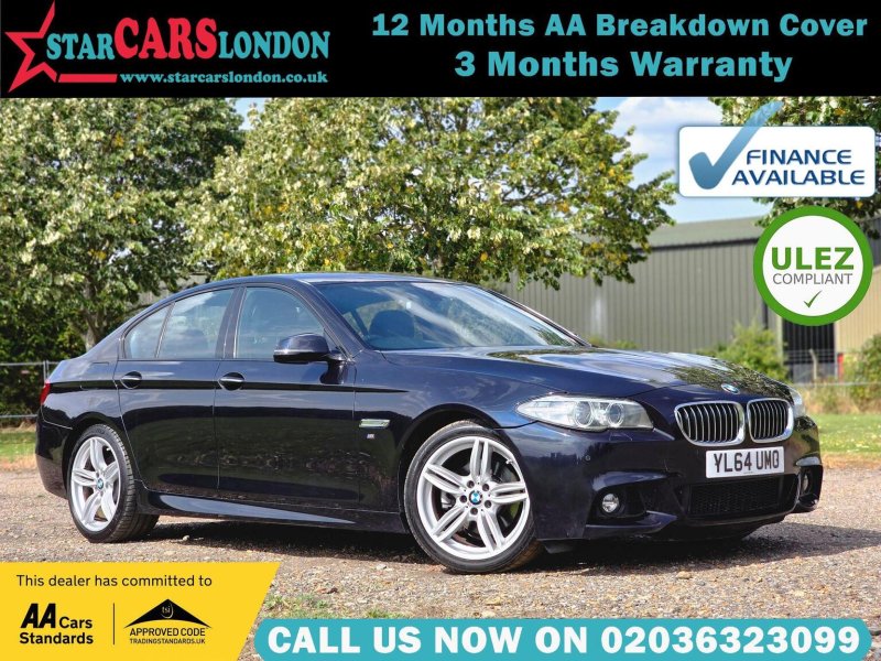 BMW 5 SERIES 2.0 520i M Sport Auto Euro 6 (s/s) 4dr