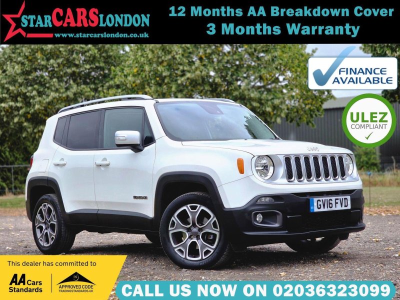JEEP RENEGADE 2.0 MultiJetII Limited Auto 4WD Euro 6 (s/s) 5dr